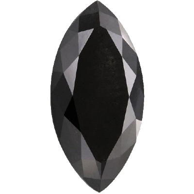 Marquise Cut 0.32 Carat Fancy Black VVS2 Clarity Lab Grown Diamond