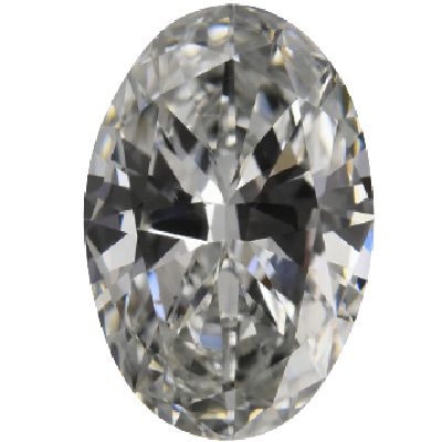 Oval Cut 0.3 Carat Fancy Black VVS2 Clarity Lab Grown Diamond
