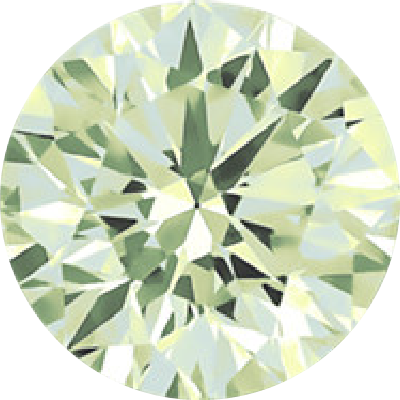 Round Cut 0.31 Carat Fancy Green VS1 Clarity Lab Grown Diamond
