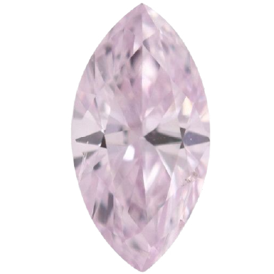 Marquise Cut 0.32 Carat Fancy Vivid Pink VS1 Clarity Lab Grown Diamond