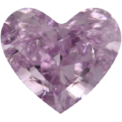 Heart Cut 1.34 Carat Fancy Intense Purple VS1 Clarity Lab Grown Diamond