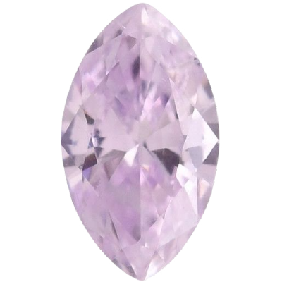 Marquise Cut 0.41 Carat Fancy Vivid Purple VS2 Clarity Lab Grown Diamond