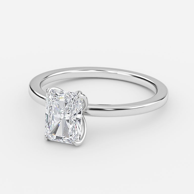 Radiant Solitaire Engagement Ring