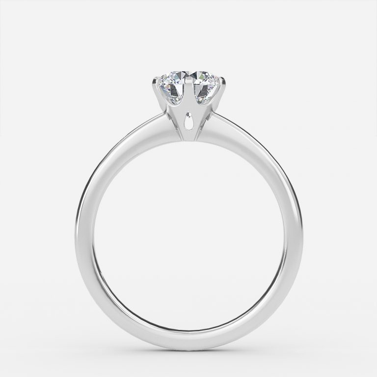 Round Solitaire Engagement Ring