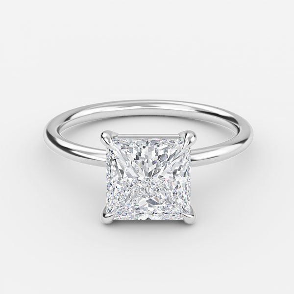 Princess Solitaire Engagement Ring