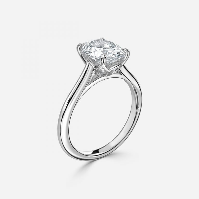 Oval Solitaire Engagement Ring