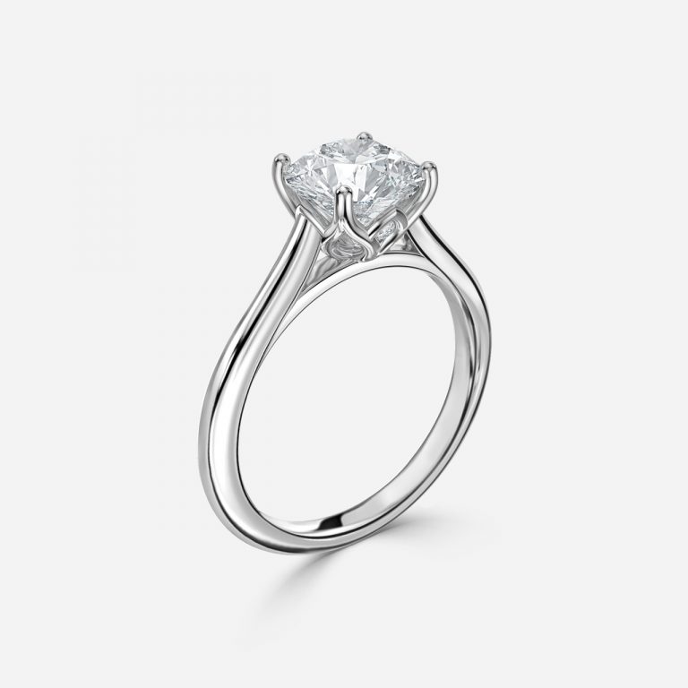 Round Solitaire Engagement Ring