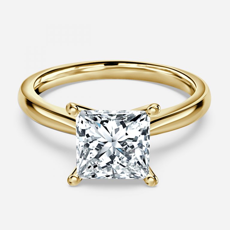Princess Solitaire Engagement Ring
