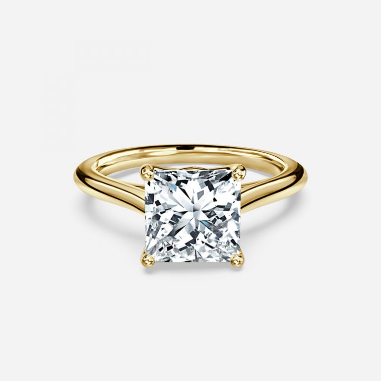 Princess Solitaire Engagement Ring