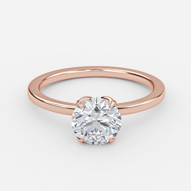 Round Solitaire Engagement Ring