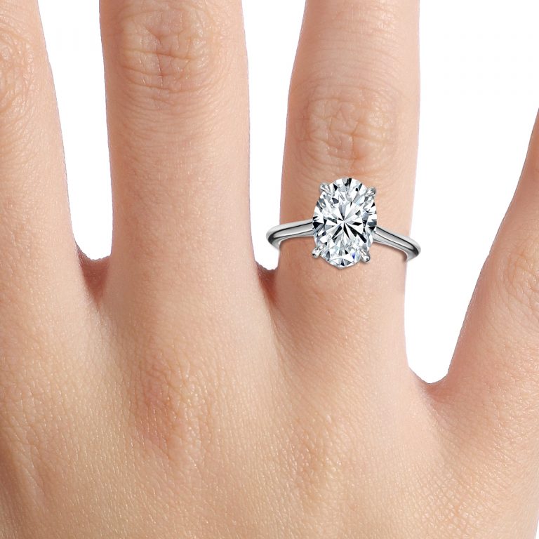Oval Solitaire Engagement Ring