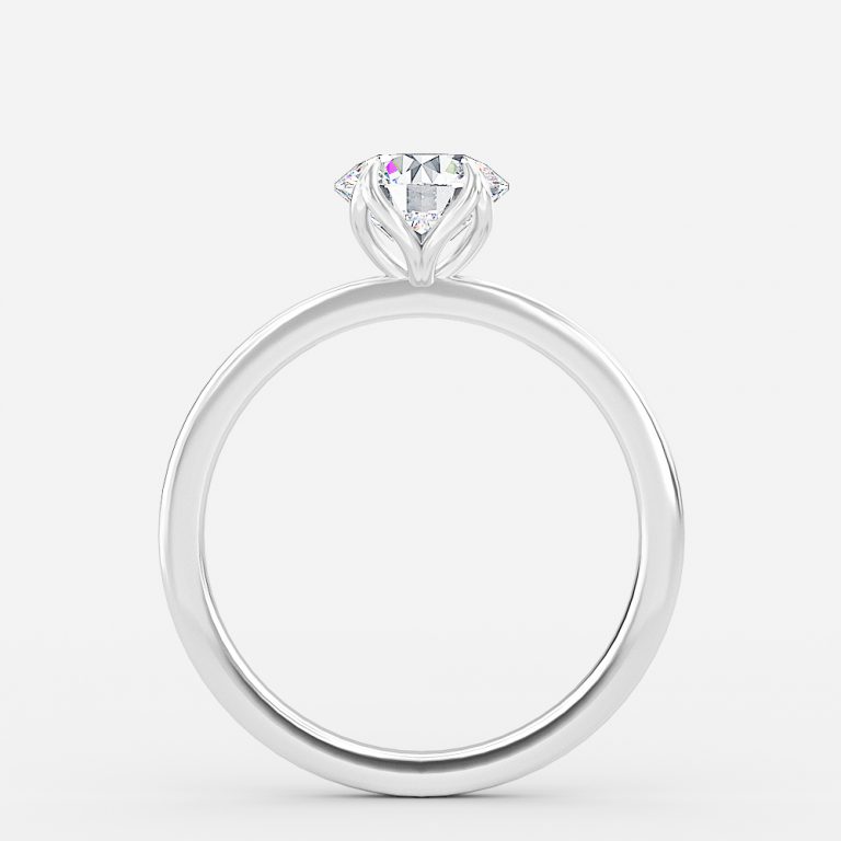 Round Solitaire Engagement Ring