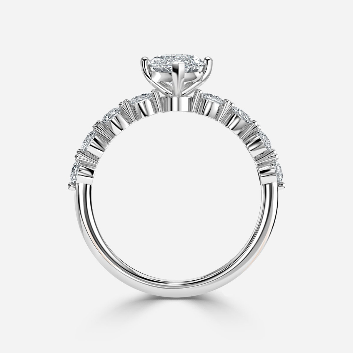 Marquise Unique Engagement Ring