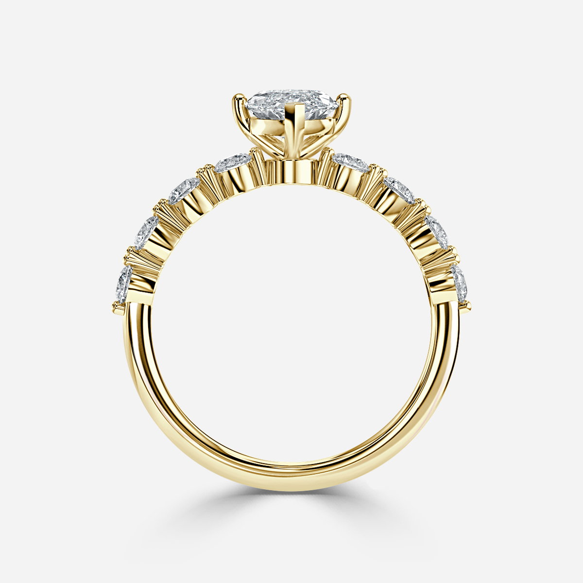Marquise Unique Engagement Ring