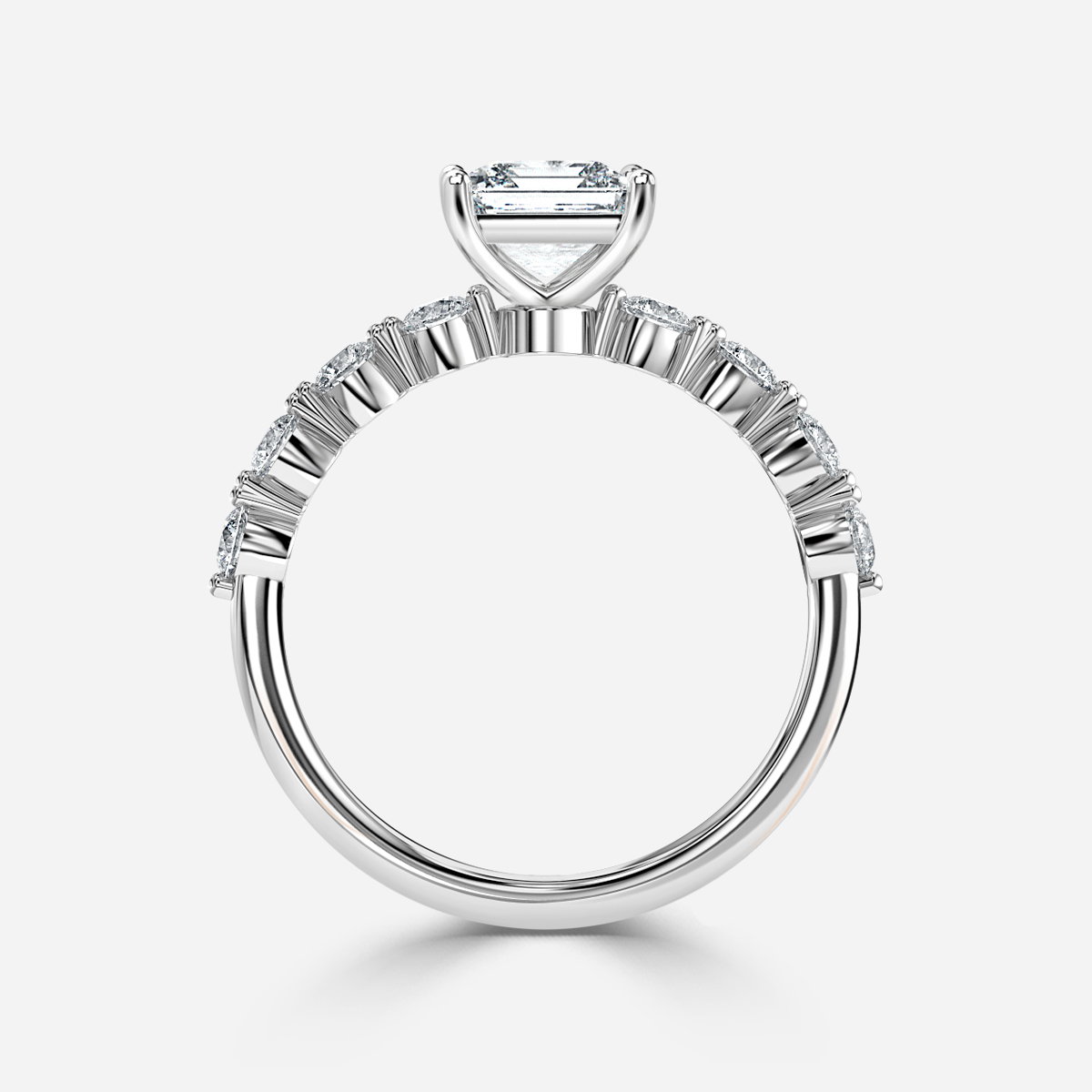 Princess Unique Engagement Ring