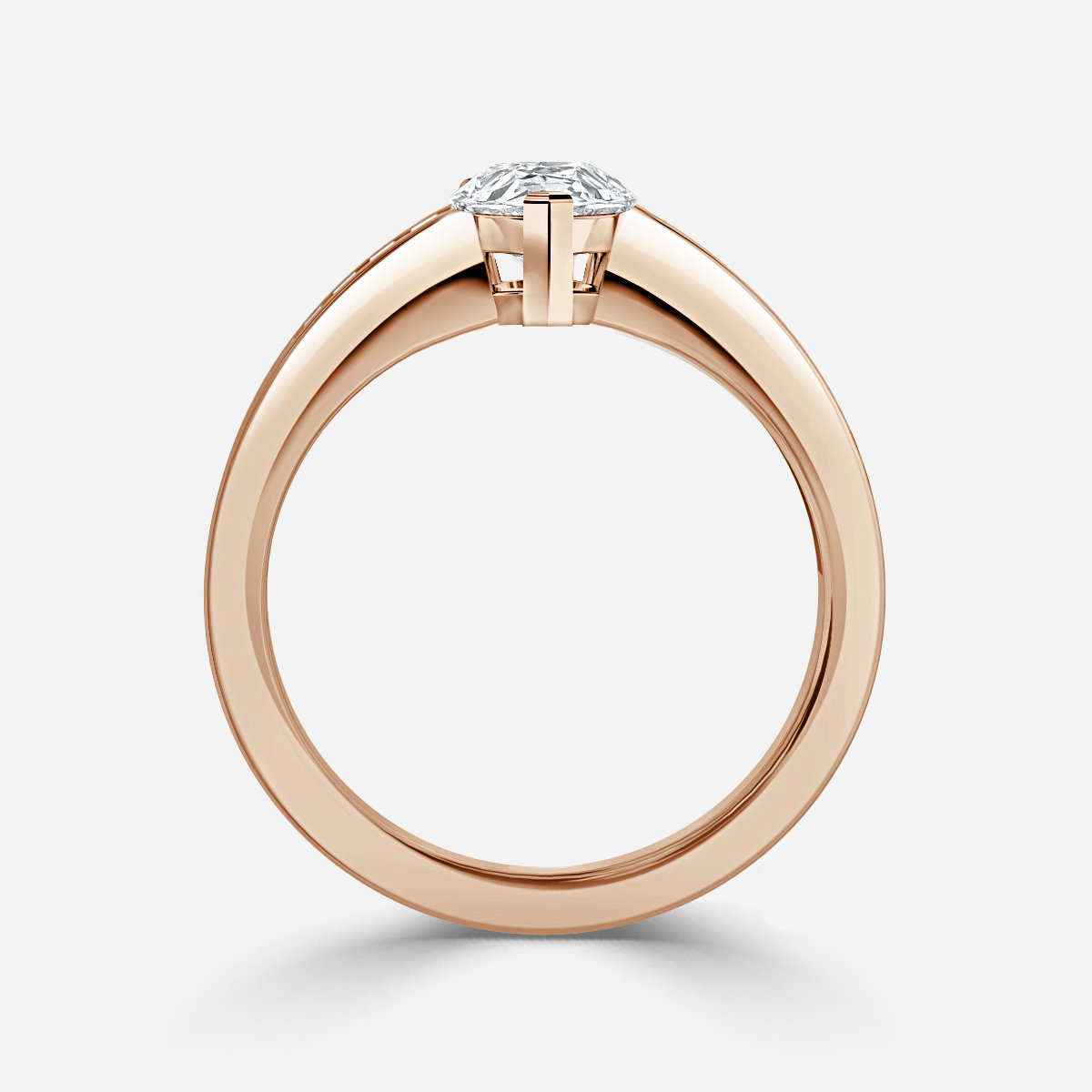 Pear Unique Engagement Ring