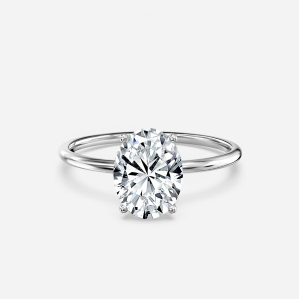 Oval Solitaire Engagement Ring
