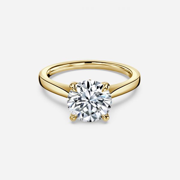 Round Solitaire Engagement Ring