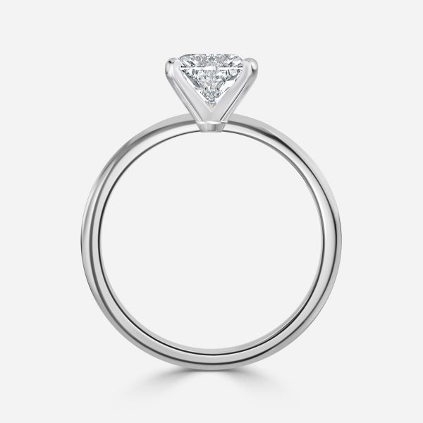 Heart Solitaire Engagement Ring