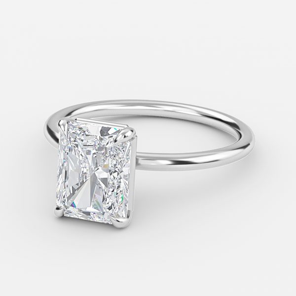 Radiant Solitaire Engagement Ring