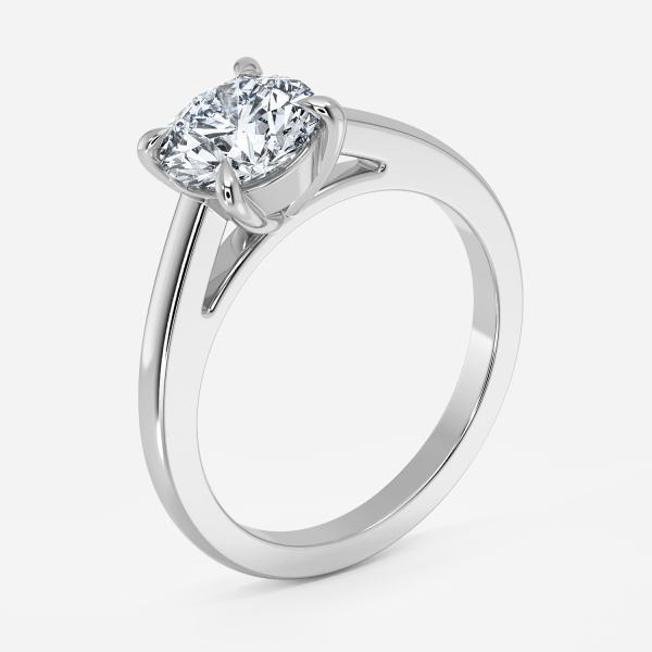 Round Solitaire Engagement Ring