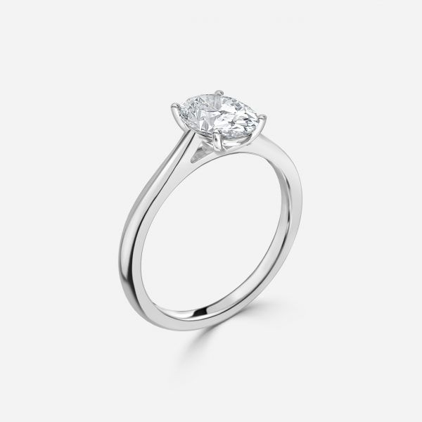 Oval Solitaire Engagement Ring