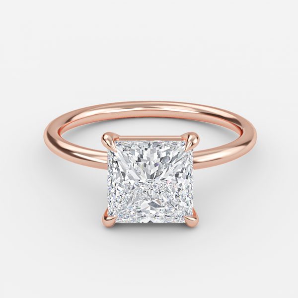 Princess Solitaire Engagement Ring