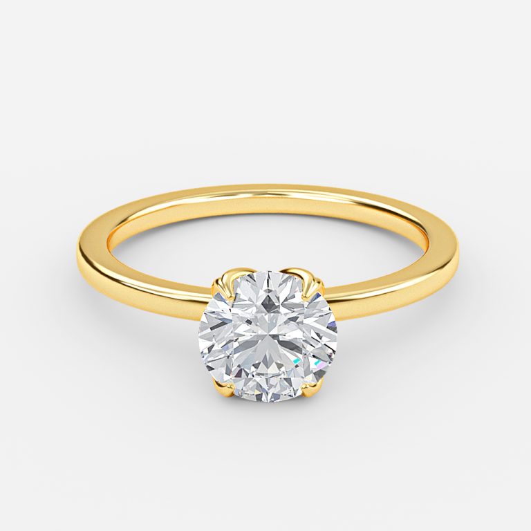 Round Solitaire Engagement Ring