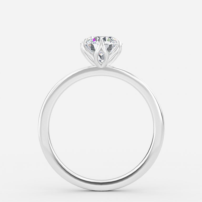Round Solitaire Engagement Ring