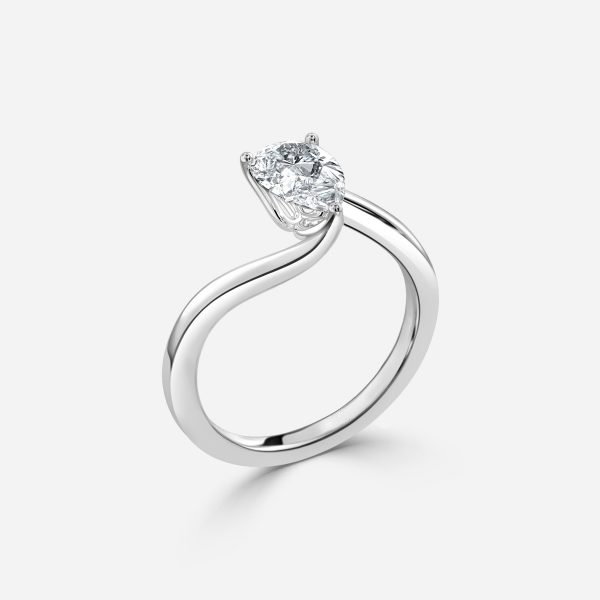 Pear Solitaire Engagement Ring