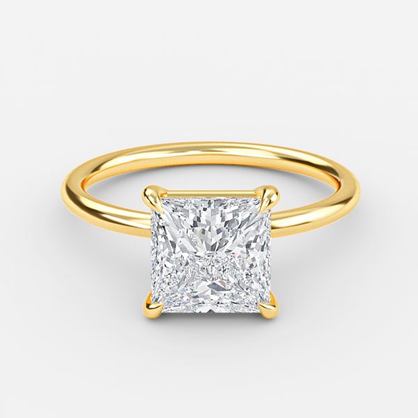 Princess Solitaire Engagement Ring