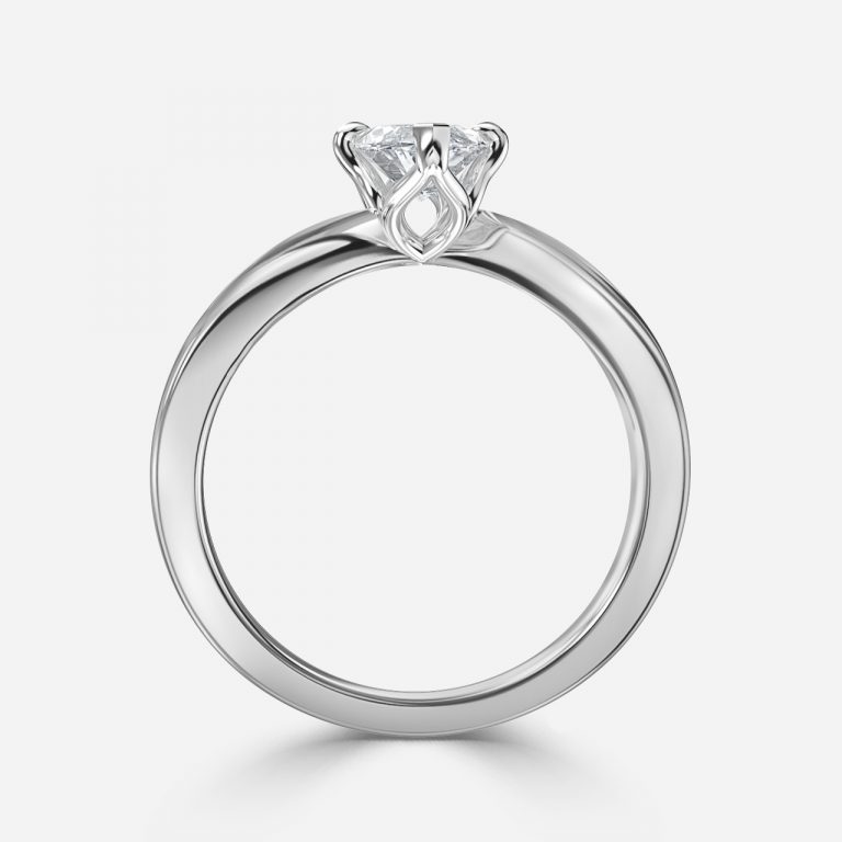 Marquise Solitaire Engagement Ring