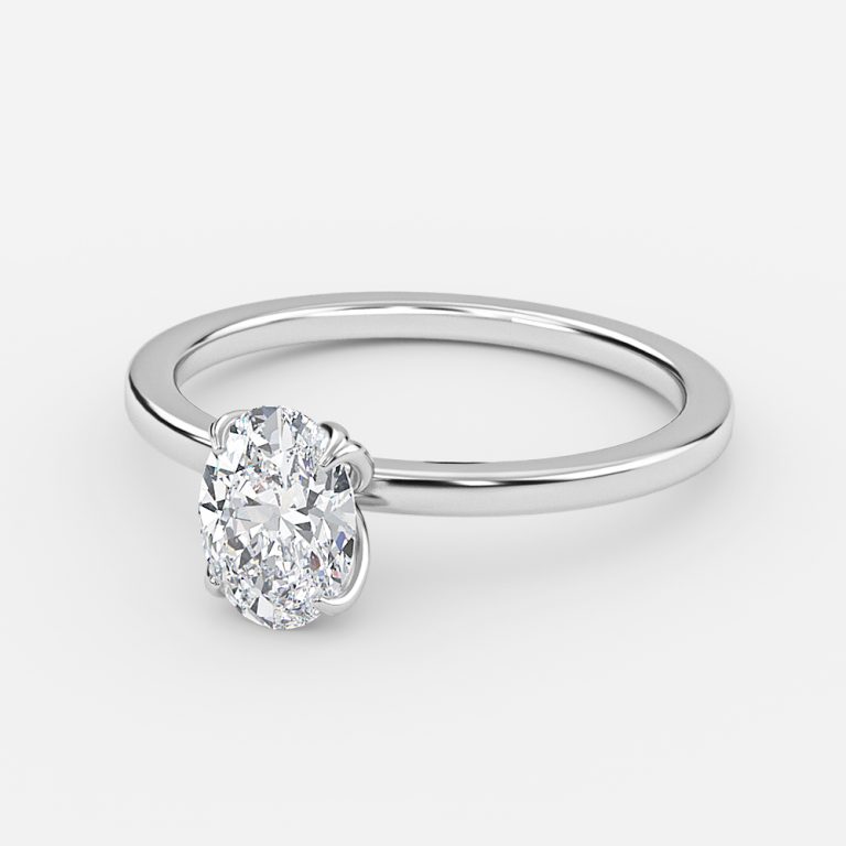 Oval Solitaire Engagement Ring