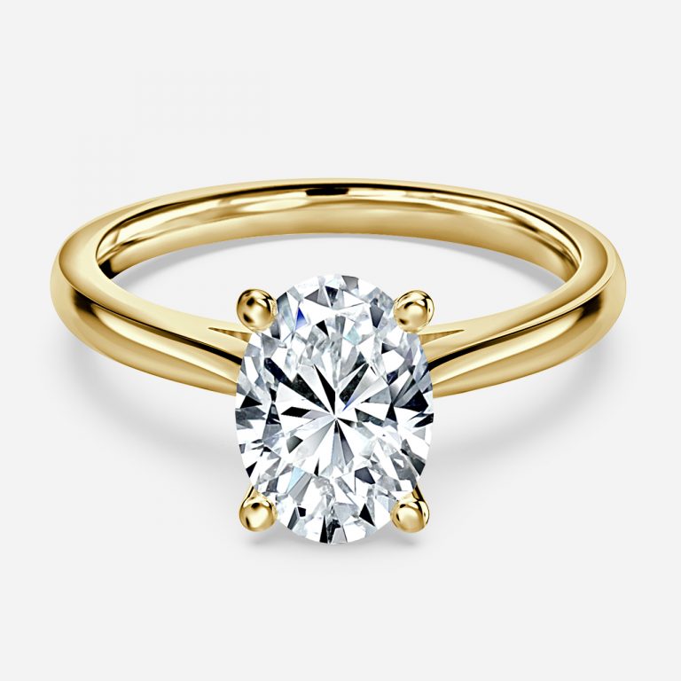 Oval Solitaire Engagement Ring