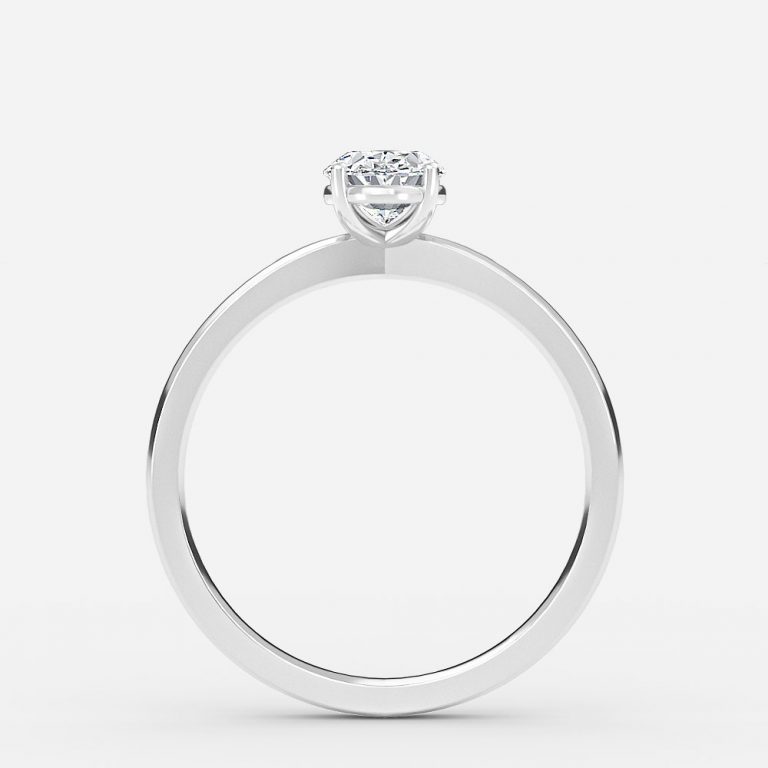 Oval Solitaire Engagement Ring