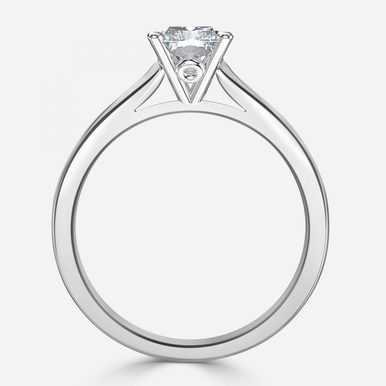 Radiant Solitaire Engagement Ring