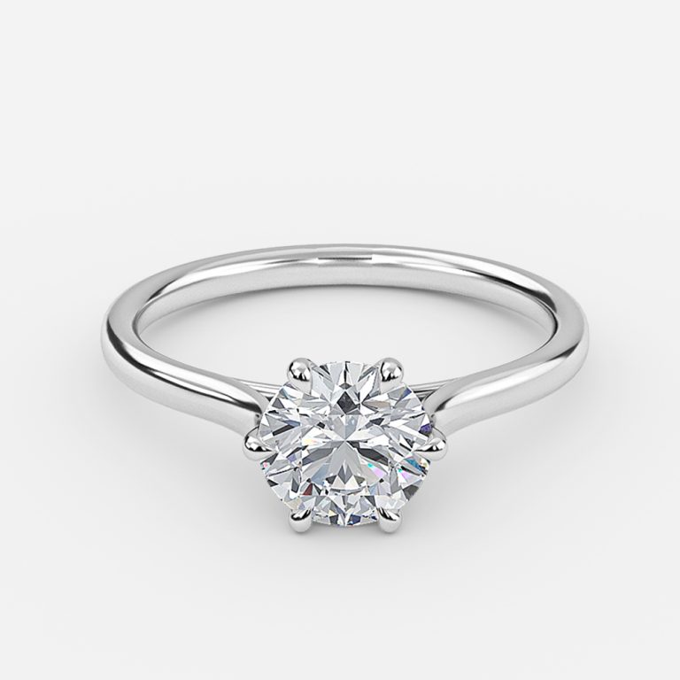 Round Solitaire Engagement Ring