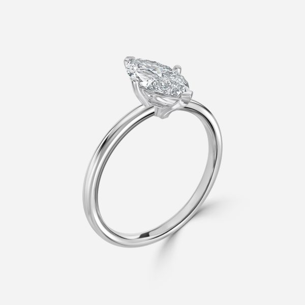 Marquise Solitaire Engagement Ring