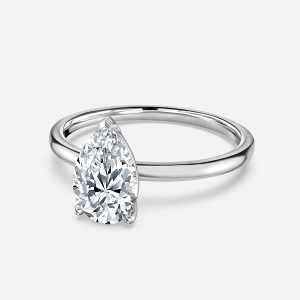 Pear Solitaire Engagement Ring