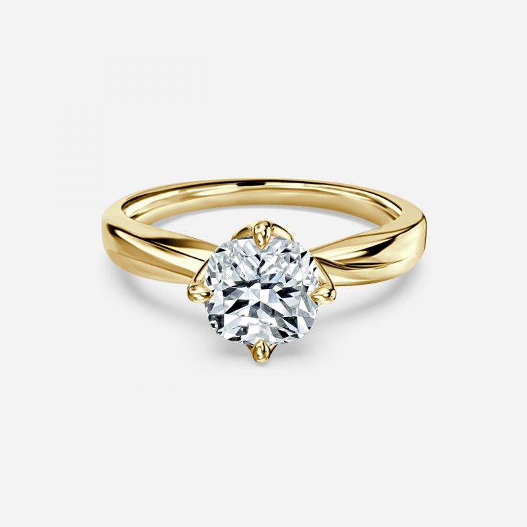 Cushion Solitaire Engagement Ring