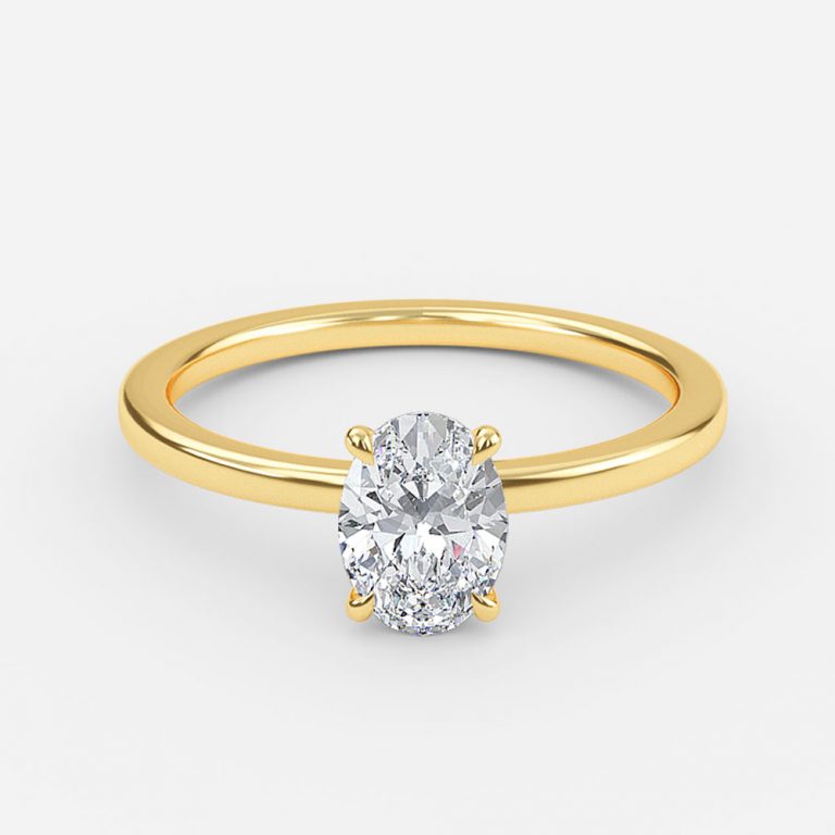 Oval Solitaire Engagement Ring