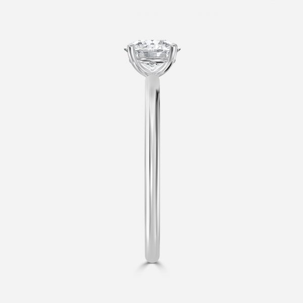 Round Solitaire Engagement Ring