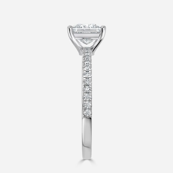 De La Luna Princess Diamond Band Engagement Ring
