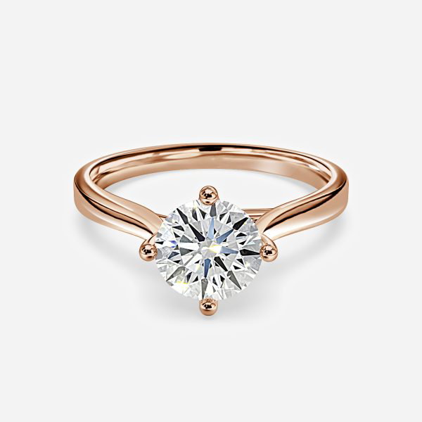 Prong Round Solitaire Engagement Ring