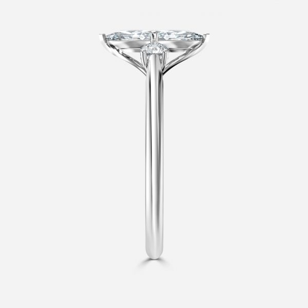Marquise Three Stone Engagement Ring