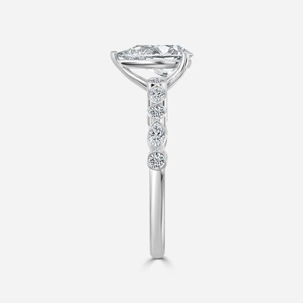 Pear Unique Engagement Ring