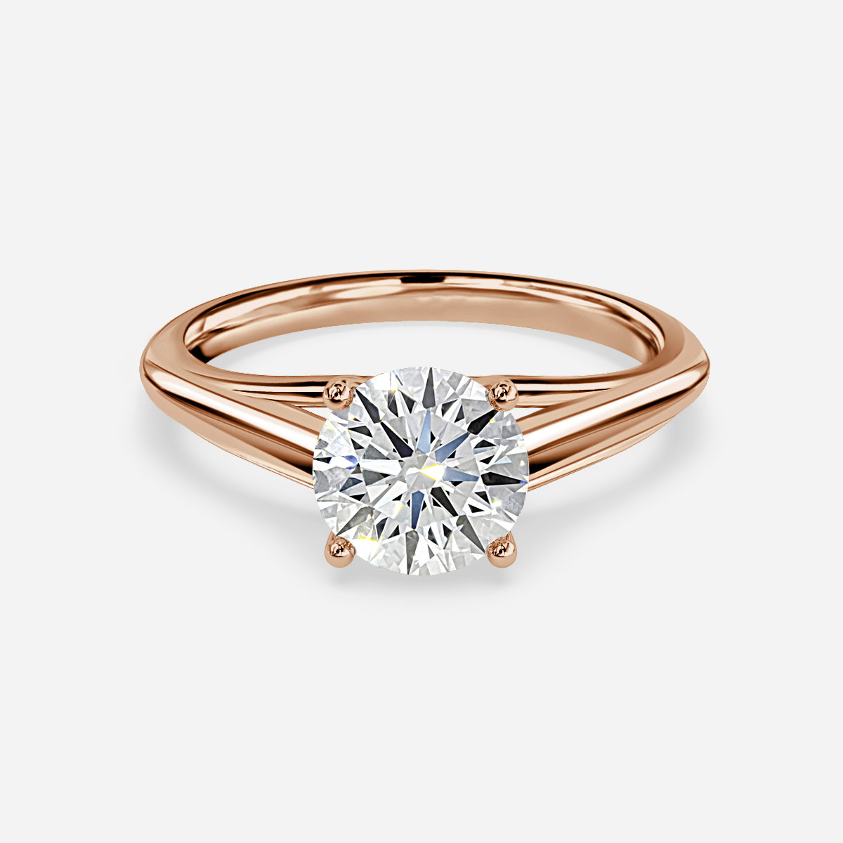 Round Solitaire Engagement Ring