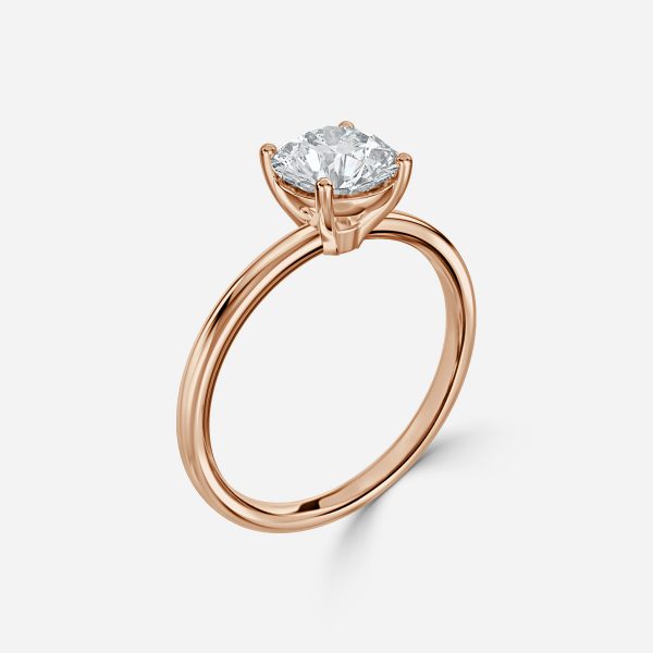 Round Solitaire Engagement Ring