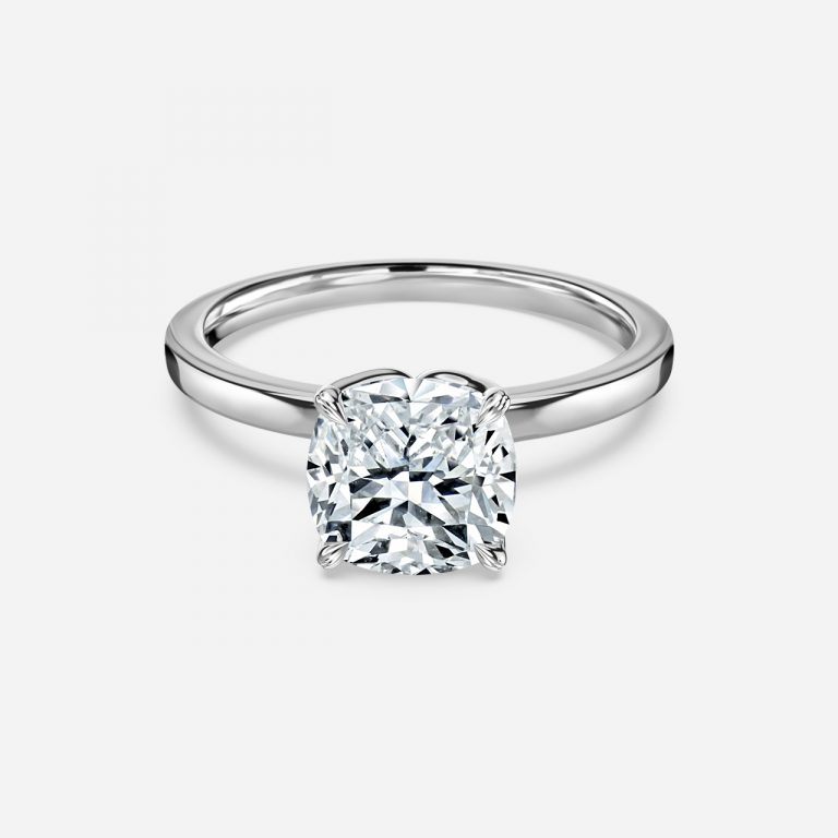 Cushion Solitaire Engagement Ring