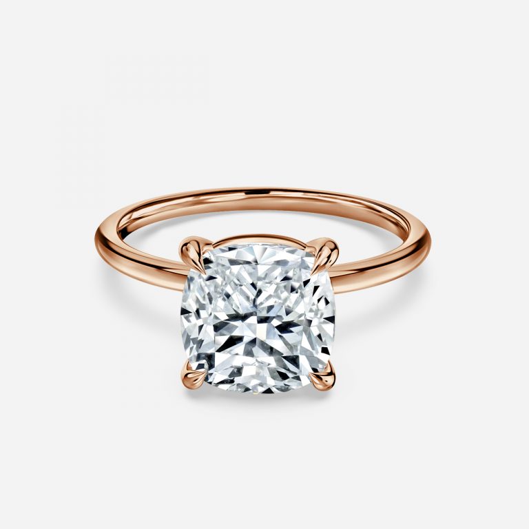 Cushion Solitaire Engagement Ring